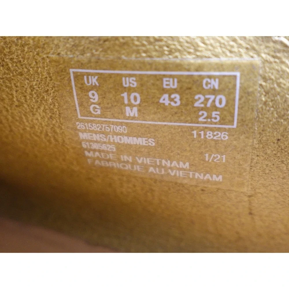 Clarks Wallabee Moccasin Shoes Mens Size 10 Tan Suede Crepe Sole Classic